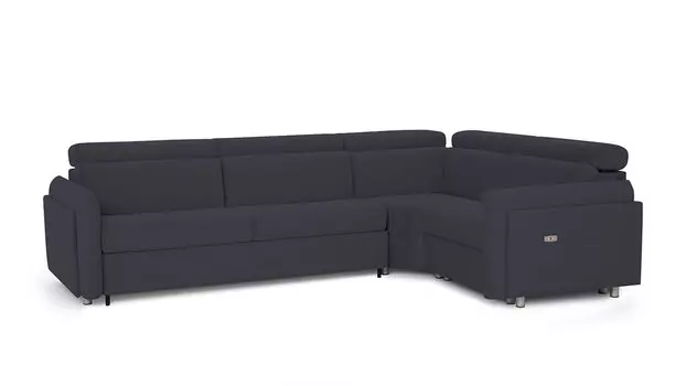 Угловой диван Hogan с реклайнером справа
