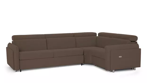 Угловой диван Hogan с реклайнером справа