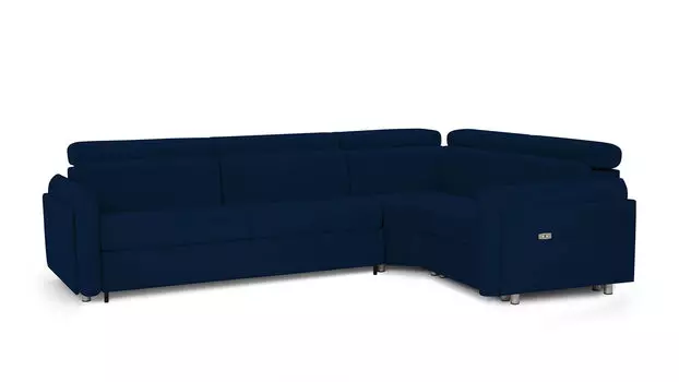 Угловой диван Hogan с реклайнером справа