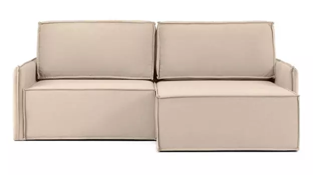 Угловой диван Klark 2 секционный с мягким уровнем посадки и узкими подлокотниками