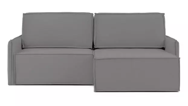 Угловой диван Klark 2 секционный с мягким уровнем посадки и узкими подлокотниками