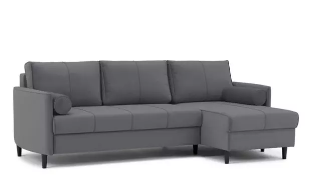 Угловой диван Kvina New с беспружинным матрасом