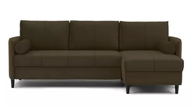 Угловой диван Kvina New с беспружинным матрасом