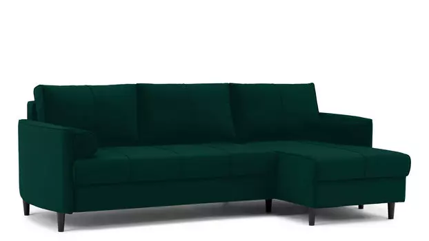 Угловой диван Kvina New с беспружинным матрасом