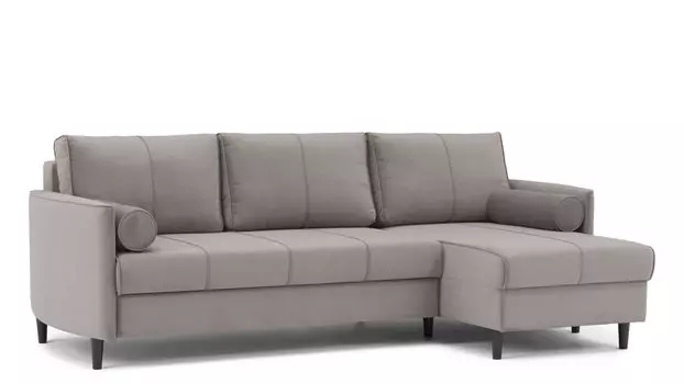 Угловой диван Kvina New с беспружинным матрасом