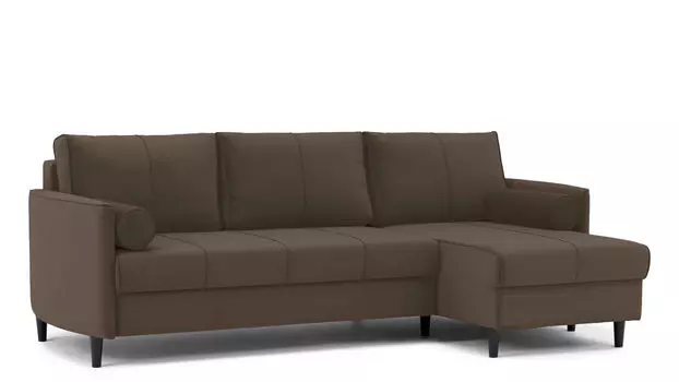 Угловой диван Kvina New с беспружинным матрасом