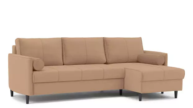 Угловой диван Kvina New с беспружинным матрасом