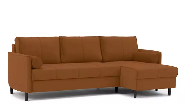 Угловой диван Kvina New с беспружинным матрасом