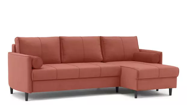 Угловой диван Kvina New с беспружинным матрасом