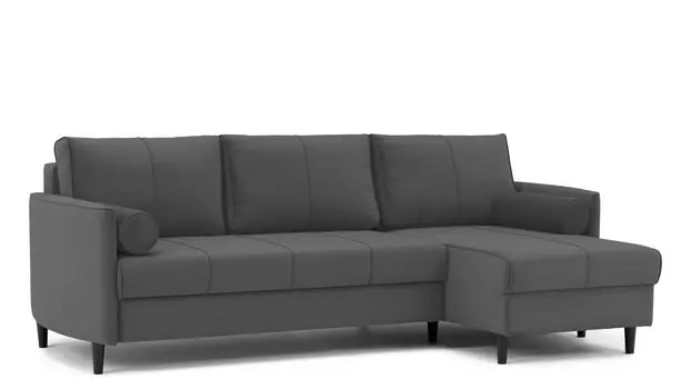 Угловой диван Kvina New с беспружинным матрасом