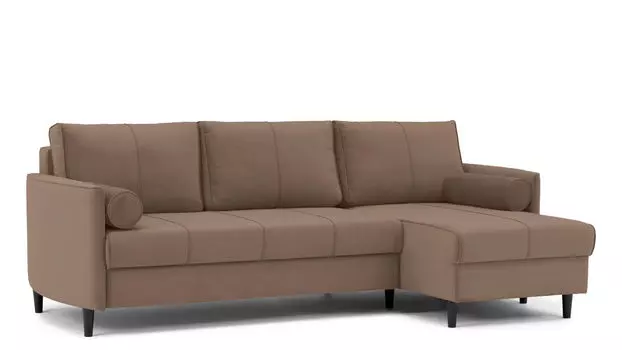 Угловой диван Kvina New с беспружинным матрасом