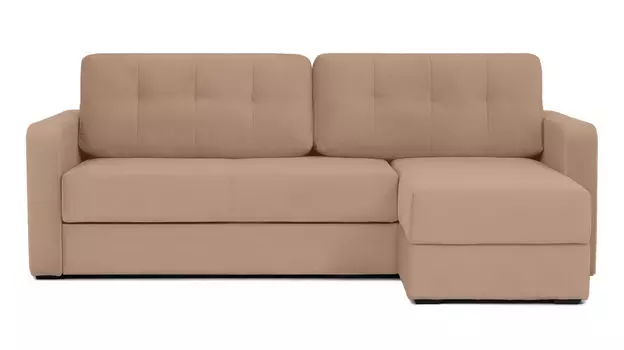 Угловой диван Loko Pro с анатомическим матрасом и широкими подлокотниками