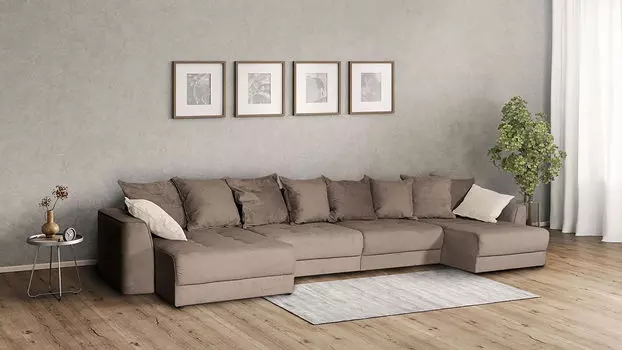 Угловой диван Monako П-образный