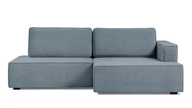 Угловой диван Ralf 2-секционный, без подлокотника слева и с канапе справа