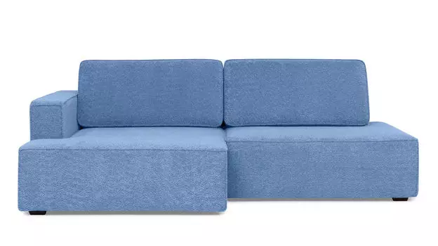 Угловой диван Ralf 2-секционный, без подлокотника справа и с канапе слева