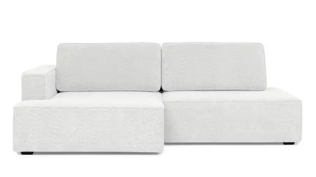 Угловой диван Ralf 2-секционный, без подлокотника справа и с канапе слева