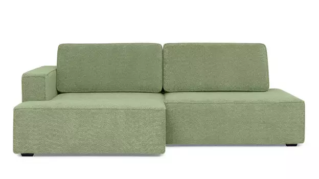 Угловой диван Ralf 2-секционный, без подлокотника справа и с канапе слева