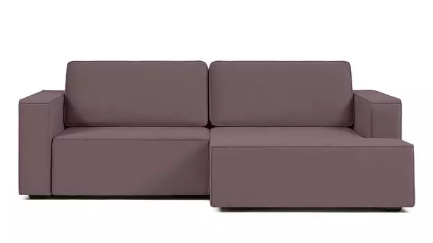 Угловой диван Ralf 2-секционный, с подлокотниками и канапе справа