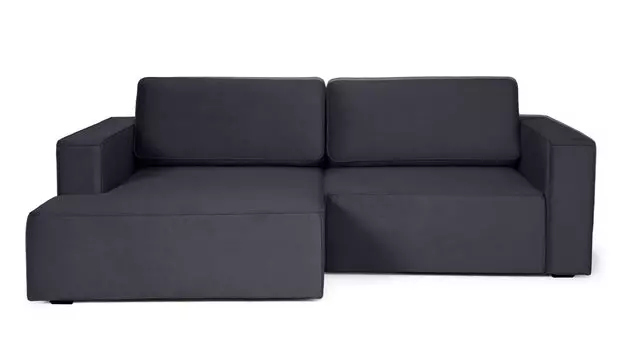 Угловой диван Ralf 2-секционный, с подлокотниками и канапе слева