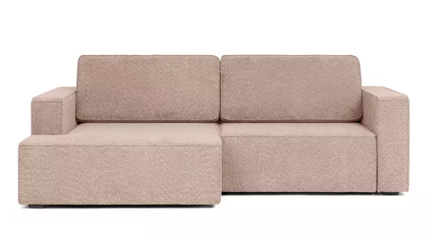 Угловой диван Ralf 2-секционный, с подлокотниками и канапе слева