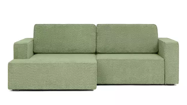 Угловой диван Ralf 2-секционный, с подлокотниками и канапе слева