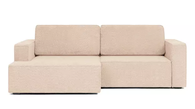 Угловой диван Ralf 2-секционный, с подлокотниками и канапе слева