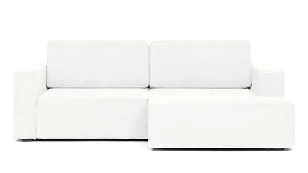 Угловой диван Ralf 2-секционный, с подлокотниками и канапе справа