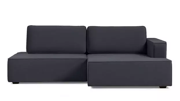 Угловой диван Ralf 2-секционный, без подлокотника слева и с канапе справа