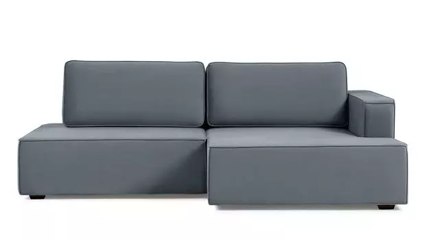 Угловой диван Ralf 2-секционный, без подлокотника слева и с канапе справа