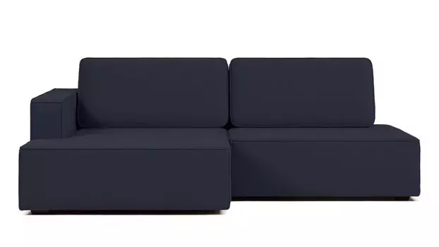 Угловой диван Ralf 2-секционный, без подлокотника справа и с канапе слева