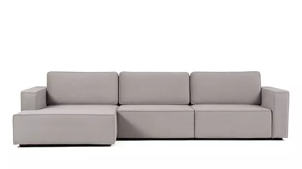 Угловой диван Ralf 3-секционный, с подлокотниками и с канапе слева