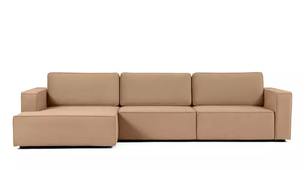 Угловой диван Ralf 3-секционный, с подлокотниками и с канапе слева