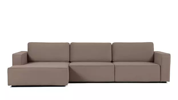 Угловой диван Ralf 3-секционный, с подлокотниками и с канапе слева