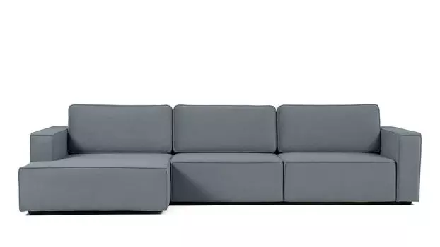 Угловой диван Ralf 3-секционный, с подлокотниками и с канапе слева