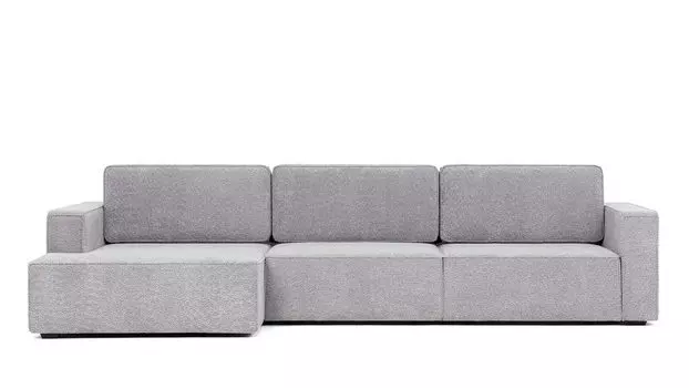 Угловой диван Ralf 3-секционный, с подлокотниками и с канапе слева