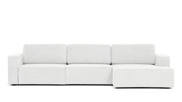 Угловой диван Ralf 3-секционный, с подлокотниками и с канапе справа