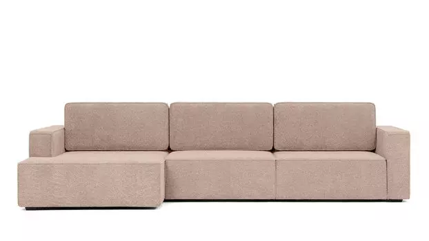 Угловой диван Ralf 3-секционный, с подлокотниками и с канапе слева