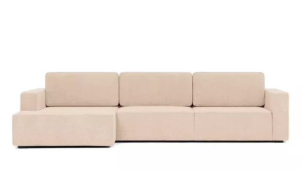 Угловой диван Ralf 3-секционный, с подлокотниками и с канапе слева