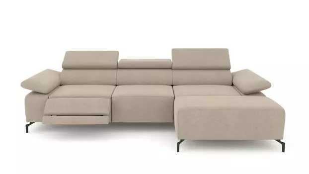 Угловой диван Square new с реклайнером слева