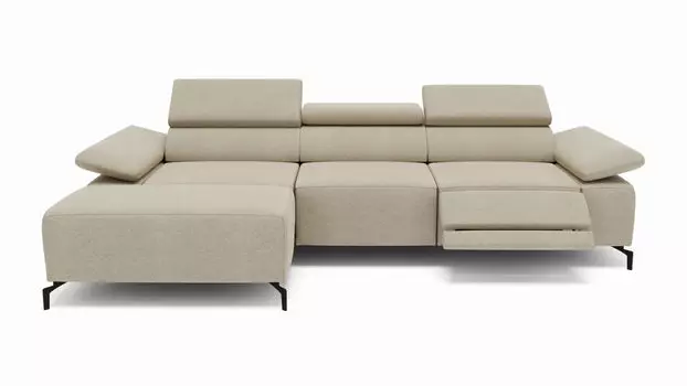 Угловой диван Square new с реклайнером справа