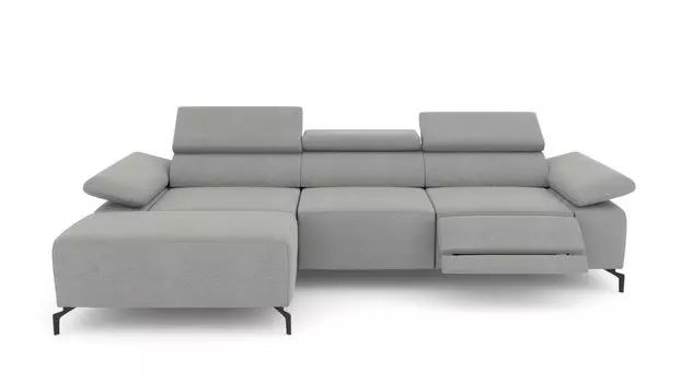 Угловой диван Square new с реклайнером справа