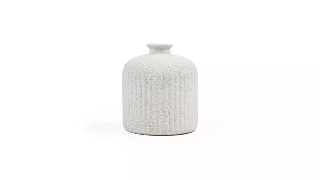 Ваза Daroca 18 см цвет белый