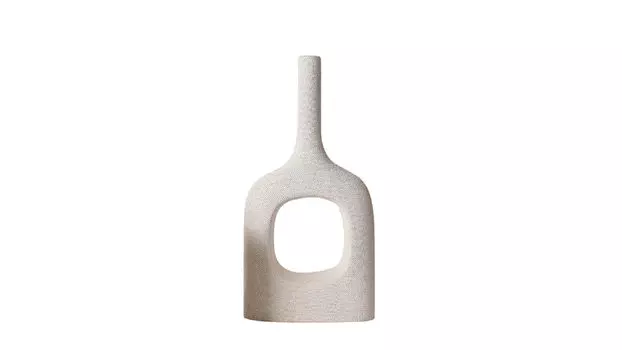 Ваза декоративная Particle 20,5 7,5 40,5 см цвет белый