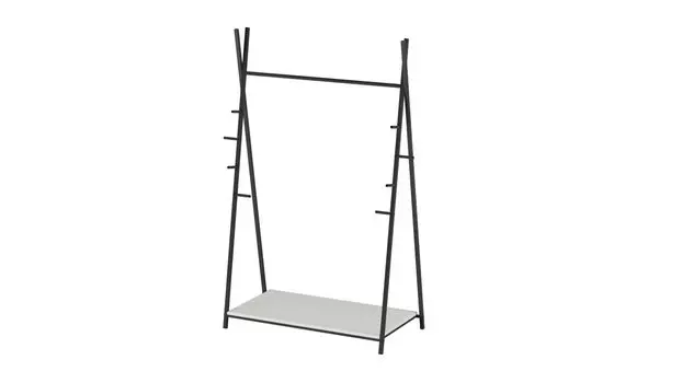 Вешалка гардеробная Hiton, цвет Белый/Черный