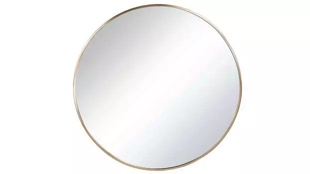 Зеркало круглое Mirror d 90 см золотой