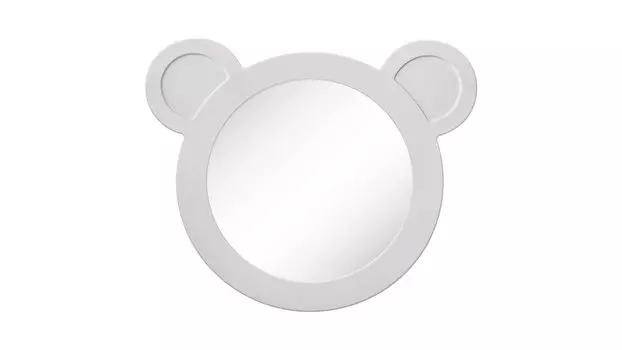 Зеркало навесное Мишка, цвет Серый