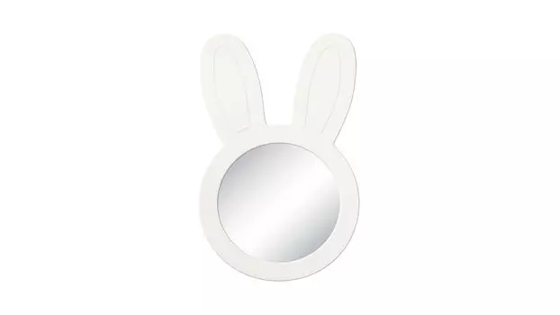 Зеркало навесное Зайчик, цвет Белый