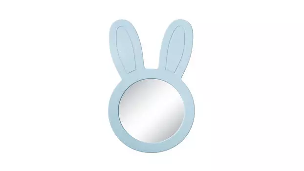Зеркало навесное Зайчик, цвет Голубой