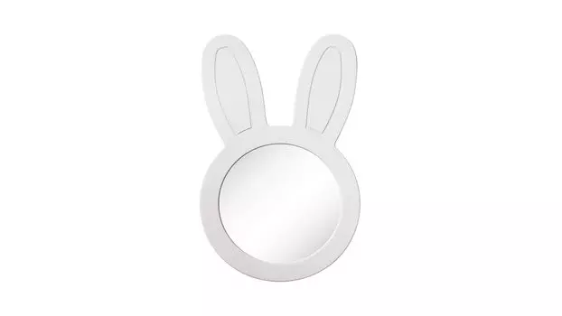 Зеркало навесное Зайчик, цвет Серый