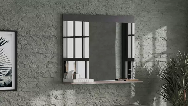 Зеркало Rind, цвет Матера+Дуб гранж колониальный